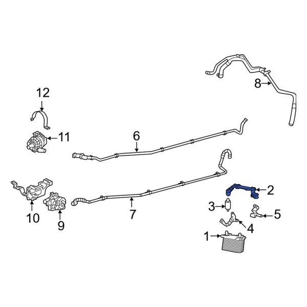 Automatic Transmission Oil Cooler Bracket