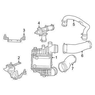 Mercedes-Benz OE - Cooling - Intercooler (Engine Mounted)