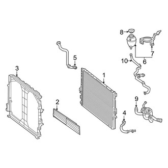 Mercedes-Benz OE - Cooling - Intercooler (Radiator Mounted)