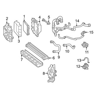 Mercedes-Benz OE - Cooling - Radiator & Components (Auxiliary)