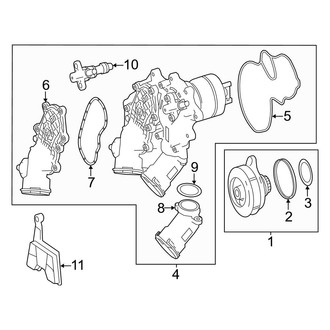 Mercedes-Benz OE - Cooling - Water Pump