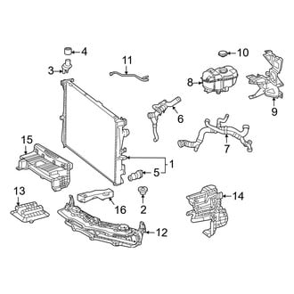 Mercedes-Benz OE - Cooling - Radiator & Components (Primary)