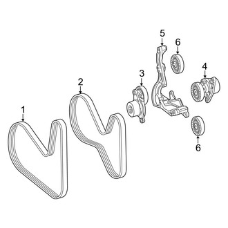 Mercedes-Benz OE - Cooling - Belts & Pulleys