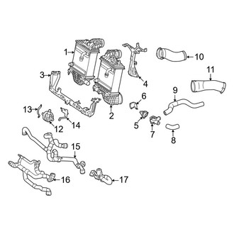 Mercedes-Benz OE - Cooling - Intercooler (Engine Mounted)