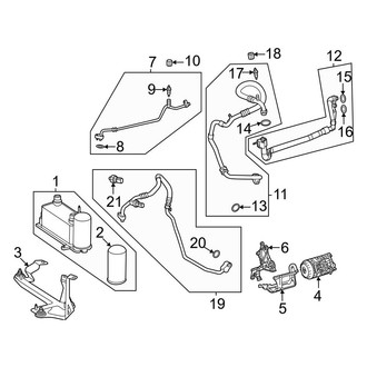 Mercedes-Benz OE - Air Conditioner & Heater - Condenser, Compressor & Lines