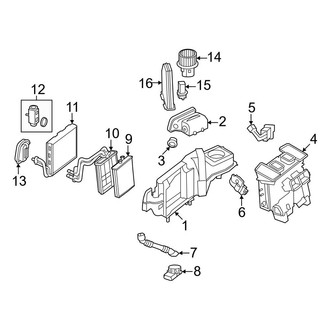Mercedes-Benz OE - Air Conditioner & Heater - Evaporator & Heater Components