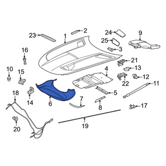 Mercedes-Benz OE - Center Hood Vent