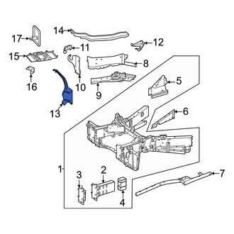 Mercedes-Benz OE - Front Right Suspension Strut Mount Reinforcement