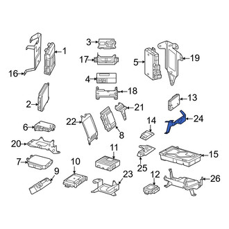 Mercedes-Benz OE - Convertible Top Control Unit Bracket