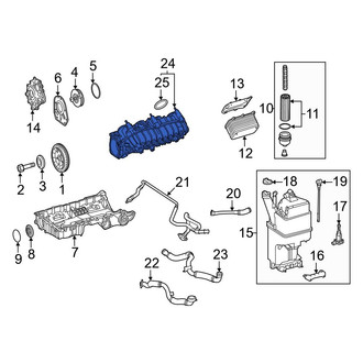 Mercedes-Benz OE - Right Engine Intake Manifold
