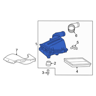 Mercedes-Benz OE - Left Air Filter and Housing Assembly