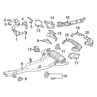 Mercedes-Benz OE - Exhaust System - Exhaust Components