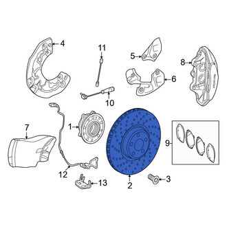 Mercedes-Benz OE - Front Disc Brake Rotor