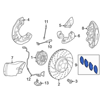 Mercedes-Benz OE - Front Disc Brake Pad Set