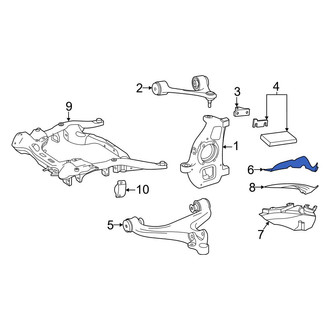 Mercedes-Benz OE - Front Right Upper Stone Deflector