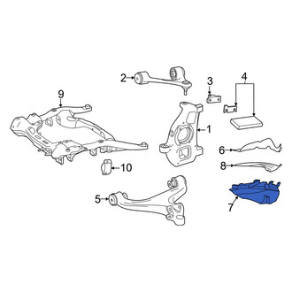Mercedes-Benz OE - Front Left Upper Stone Deflector