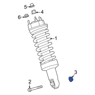 Mercedes-Benz OE - Lower Suspension Strut Nut