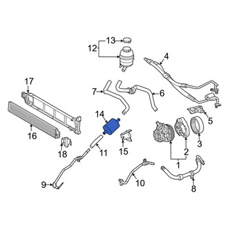 Mercedes-Benz OE - Front Power Steering Filter