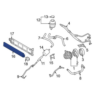 Mercedes-Benz OE - Power Steering Cooler