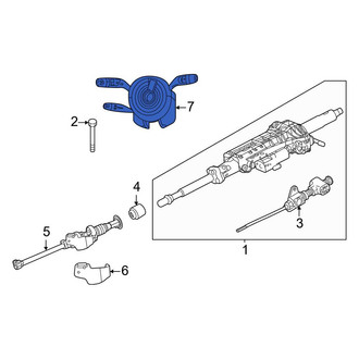 Mercedes-Benz OE - Front Steering Column Switch Housing
