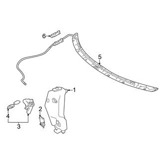Mercedes-Benz OE - Windshield - Wiper & Washer Components (Washer Components)