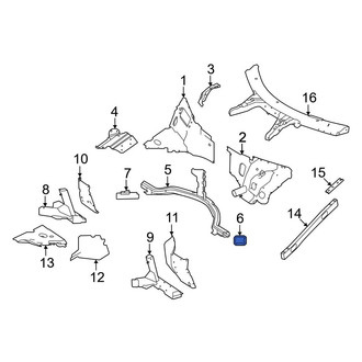 Mercedes-Benz OE - Cowl Crossmember Bracket