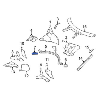 Mercedes-Benz OE - Cowl Extension