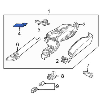 Mercedes-Benz OE - Glove Box Bolt Cap
