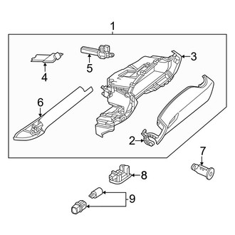 Mercedes-Benz OE - Instrument Panel - Glove Box