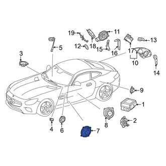 Mercedes-Benz OE - Center Lower Speaker