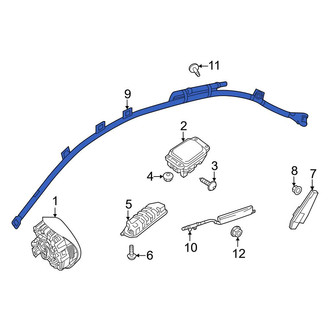 Mercedes-Benz OE - Left Curtain Air Bag