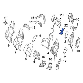 Mercedes-Benz OE - Seat Air Bag Bracket