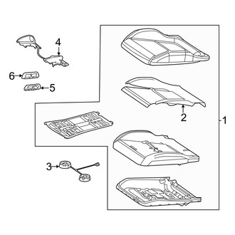 Mercedes-Benz OE - Seats & Tracks - Passenger Seat Components (Seat Cushion)