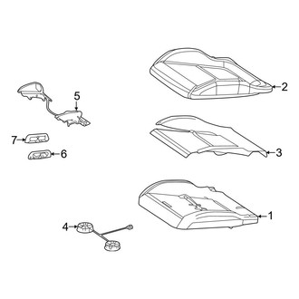 Mercedes-Benz OE - Seats & Tracks - Driver Seat Components (Seat Cushion)