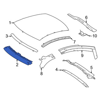Mercedes-Benz OE - Front Outer Roof Header Panel