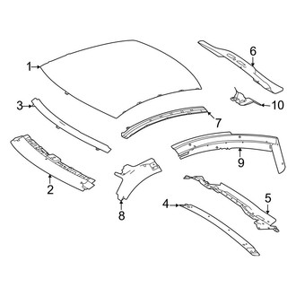 Mercedes-Benz OE - Roof & Components (W/O Panoramic), (Hatchback)