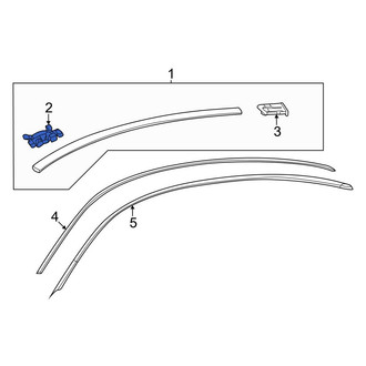 Mercedes-Benz OE - Front Roof Drip Molding Bracket