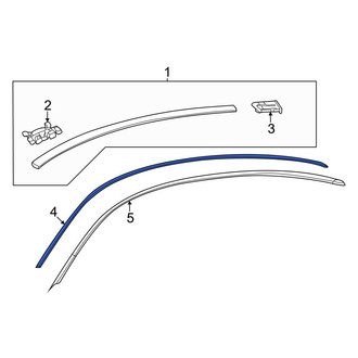 Mercedes-Benz OE - Left Roof Molding