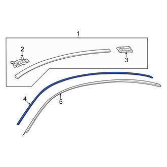 Mercedes-Benz OE - Left Roof Molding