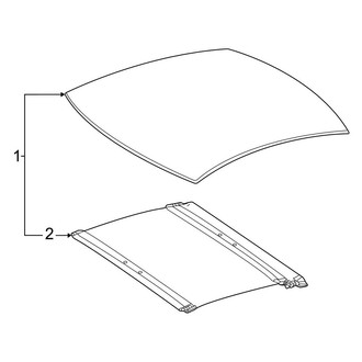 Mercedes-Benz OE - Roof - Sunroof (With Panoramic)