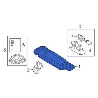 Mercedes-Benz OE - Right Sun Visor
