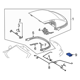 Mercedes-Benz OE - Convertible Top Control Unit