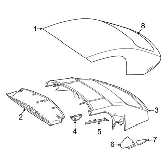 Mercedes-Benz OE - Convertible/Soft Top - Cover & Components