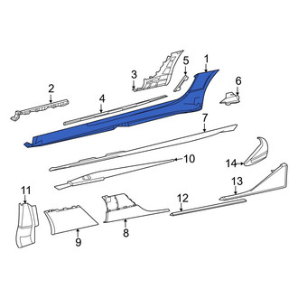 Mercedes-Benz OE - Left Rocker Panel Guard