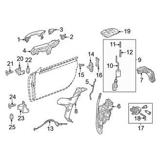 Mercedes-Benz OE - Door - Lock & Hardware