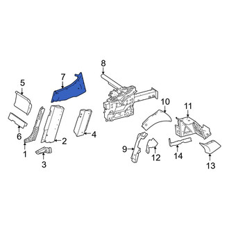 Mercedes-Benz OE - Left Door Window Frame