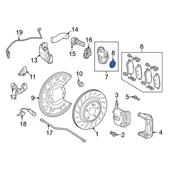 Mercedes-Benz OE - Parking Brake Actuator O-Ring