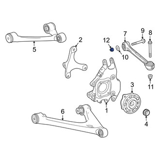 Mercedes-Benz OE - Inner Steering Tie Rod Nut