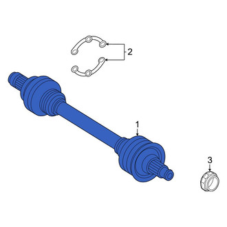 Mercedes-Benz OE - Rear CV Axle Assembly