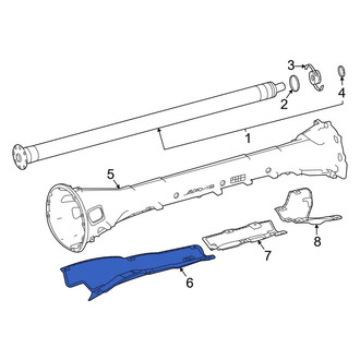 Mercedes-Benz OE - Front Floor Pan Heat Shield